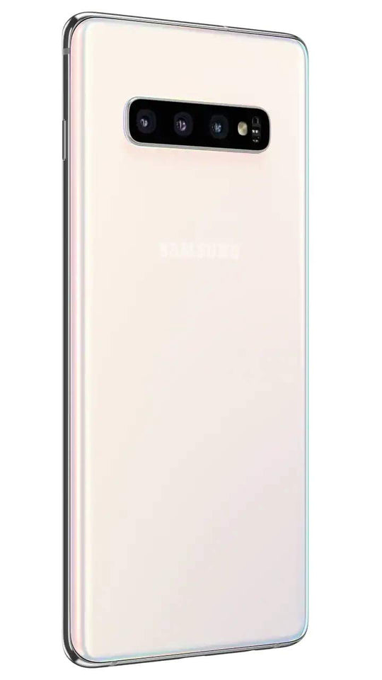 Samsung Galaxy S10+ Plus 128GB+8GB RAM SM-G975 6.4" Dual Sim LTE Libre de Fabrica (Version Internacional) Blanco