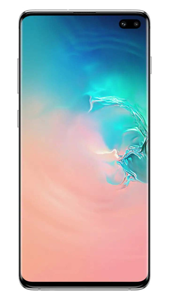 Samsung Galaxy S10+ Plus 128GB+8GB RAM SM-G975 6.4" Dual Sim LTE Libre de Fabrica (Version Internacional) Blanco