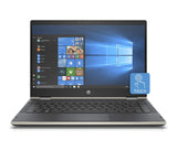 HP 14-cd0001la Laptop 14" HD Táctil, Intel Pentium Gold 2.3GHz, 4GB RAM, 500GB HDD, Gráficos Intel HD 610, carcasa dorada y base negra, Windows 10